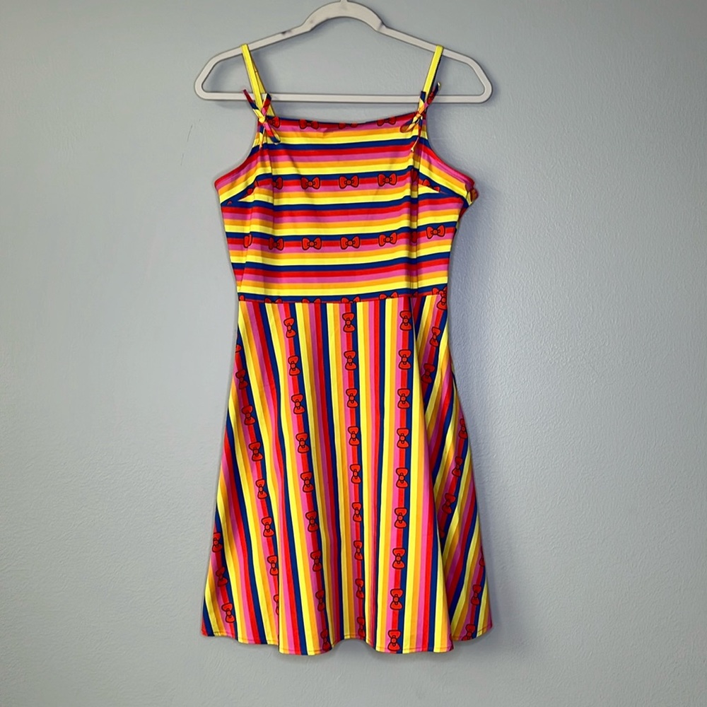 Modcloth Multicolor Striped Dress